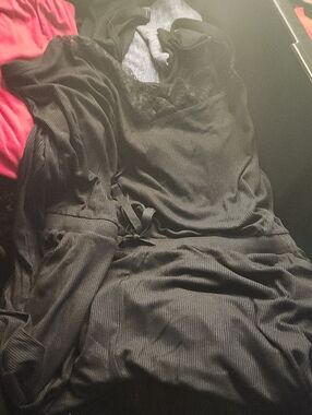 SS black sleep jumpsuit